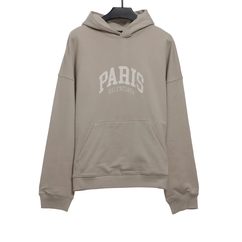 Balenciaga City Limited Paris Embroidered Hoodie Reps
