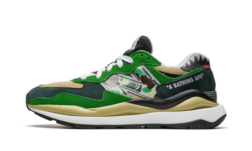 A Bathing Ape x New Balance 57/40 'Green' Reps