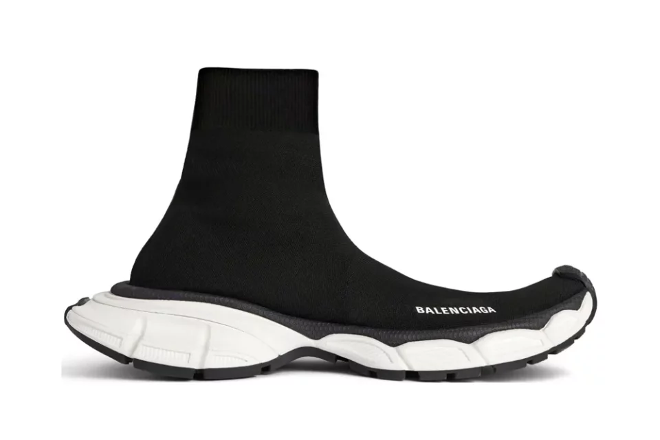 BALENCIAGA Men’s 3xl Sock Recycled Knit Sneaker in Black