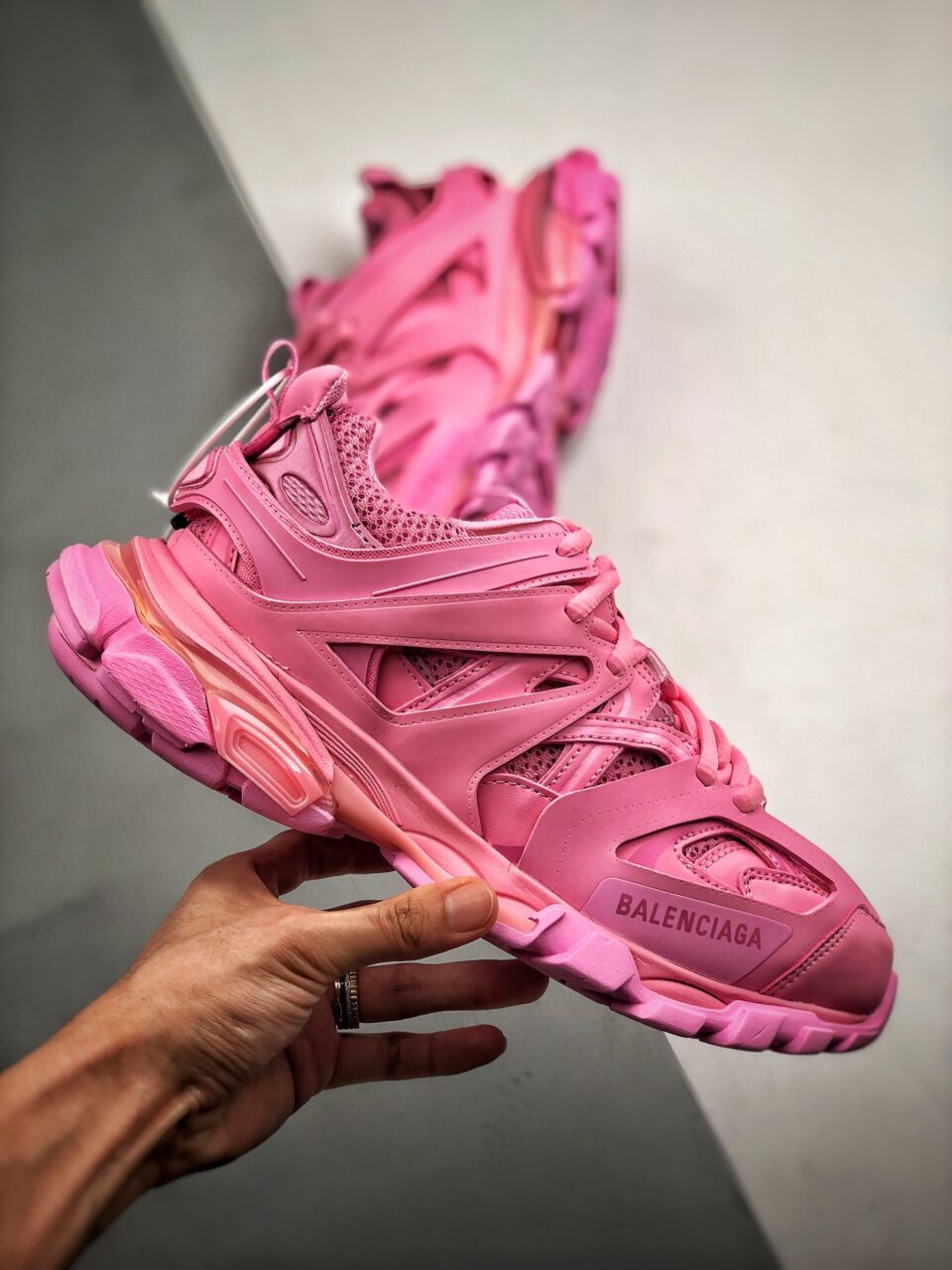 Balenciaga Track Reps Sneaker “PINK” No Lights