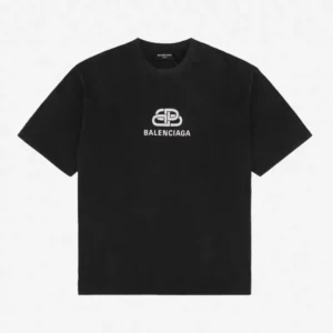 Balenciaga-Doppelter-B-Schloss-Aufdruck-T-Shirt-Reps2.webp