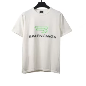 Balenciaga-Green-Letter-LOGO-T-shirt.webp