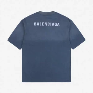Balenciaga-Hinten-blauer-Logo-Aufdruck-T-Shirt-Reps1.webp