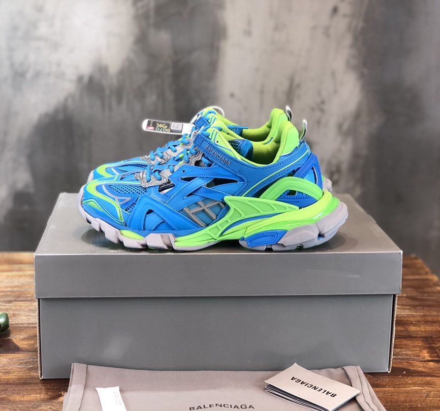 Balenciaga Track 2 Sneaker Reps “Blue Green”