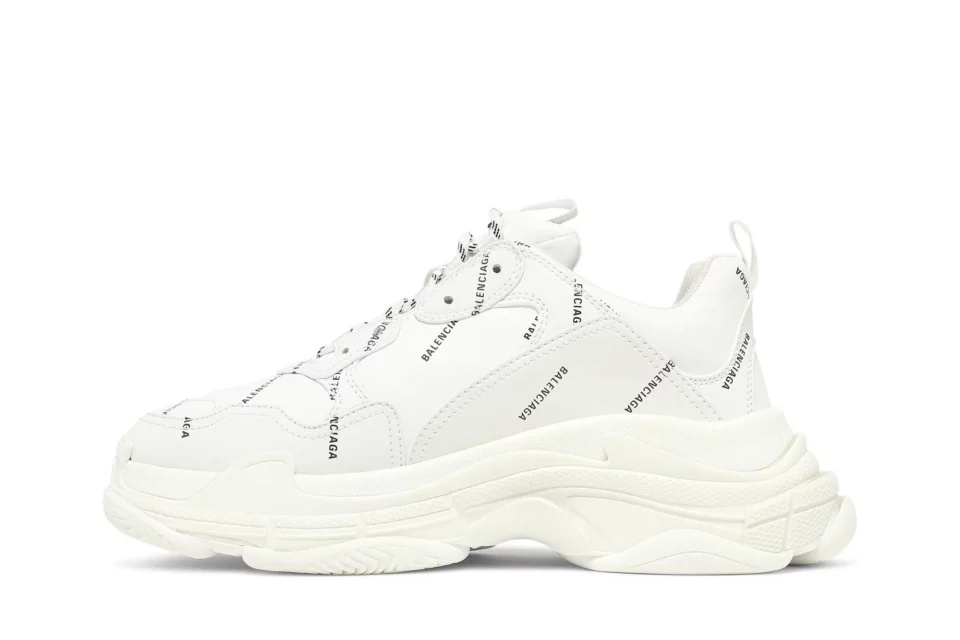 Balenciaga Triple S Sneaker 'Allover Logo - White' Reps