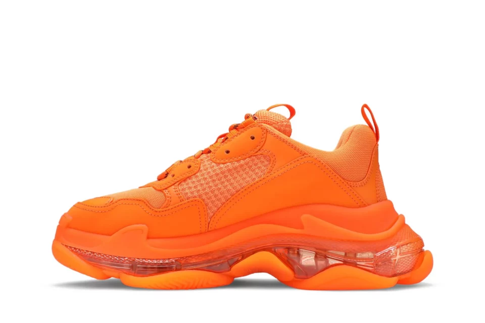Balenciaga Triple S Sneaker 'Clear Sole - Orange' Reps
