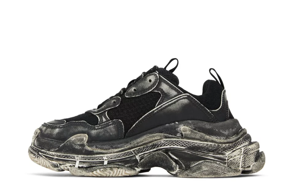 Balenciaga Triple S Sneaker 'Faded Black' Reps