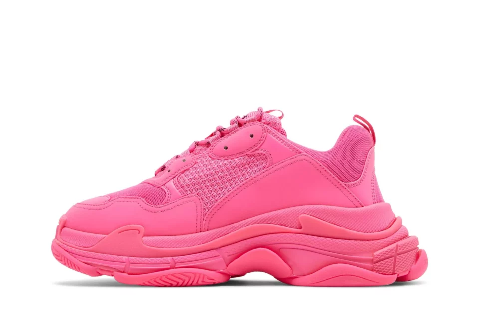 Balenciaga Triple S Sneaker 'Fluorescent Pink' Reps