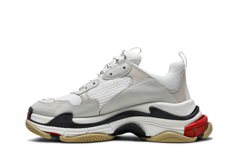 Balenciaga Triple S Sneaker 'White Black Red' Reps