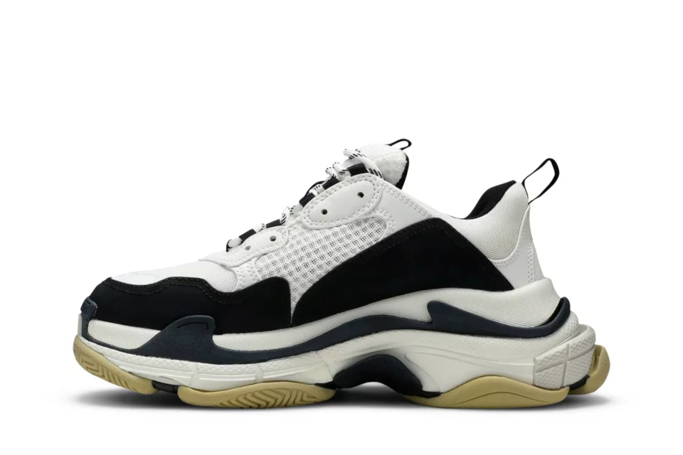 Balenciaga Triple S Sneaker 'White Black' Reps