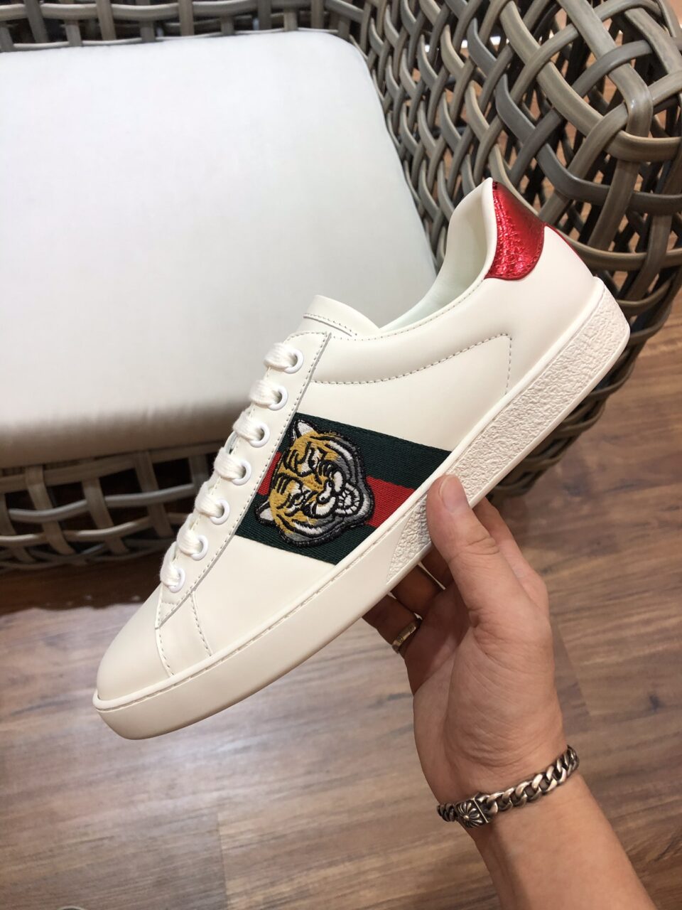 GUCCI Replica – Ace Tiger Low Top Rep Sneakers