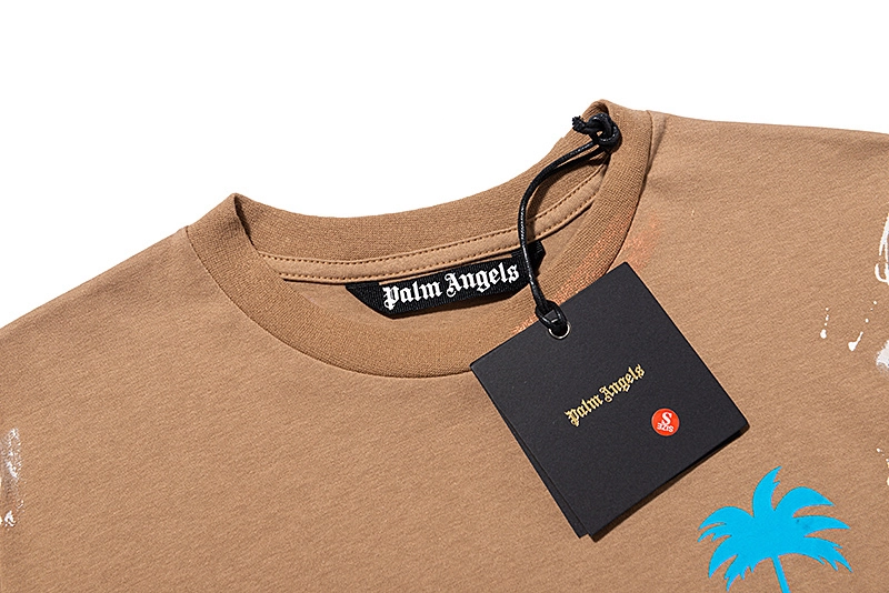 Palm-Angels-Farbspritzer-mit-Palmenprint-T-Shirt-Reps2.webp