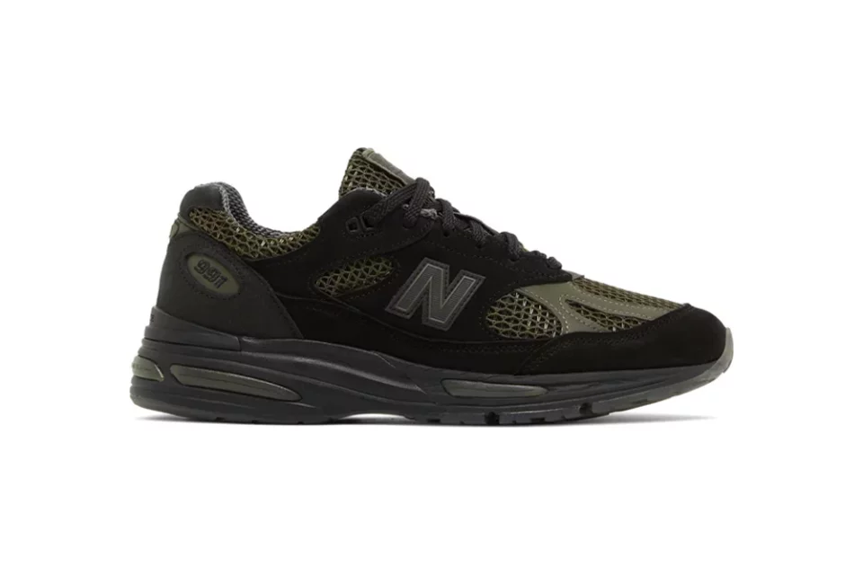Stone Island x NB 991v2 ‘Black Olive’ Reps