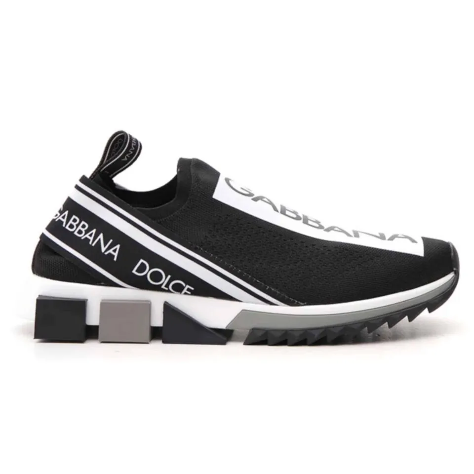 DOLCE & GABBANA STRETCH MESH SORRENTO SNEAKERS WITH LOGO