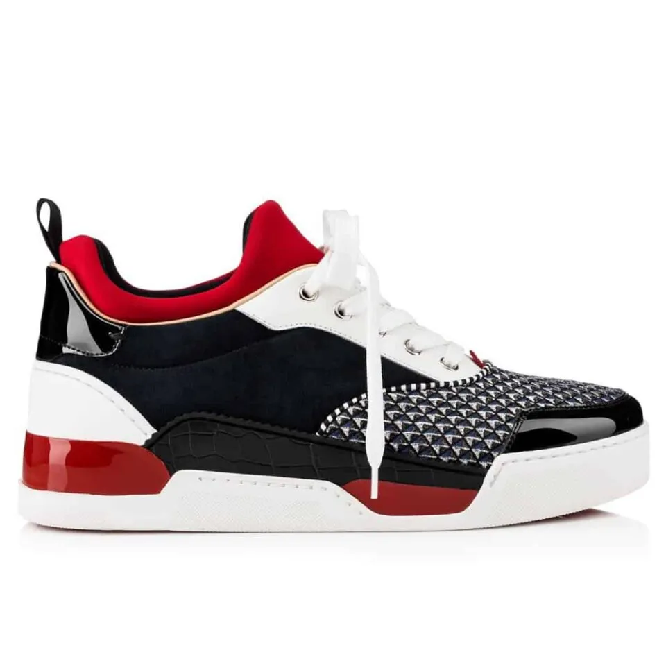 CHRISTIAN LOUBOUTIN AURELIEN FLAT SNEAKERS VERSION MULTI