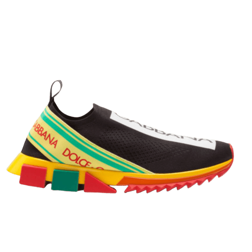 DOLCE & GABBANA STRETCH MESH SORRENTO SNEAKERS WITH LOGO