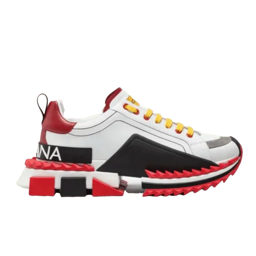 DOLCE & GABBANA SUPER KING MULTICOLOR SNEAKERS