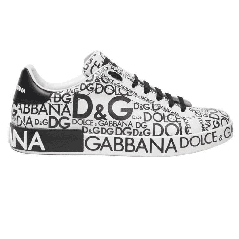 DOLCE & GABBANA LOGO PRINT SNEAKERS