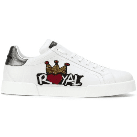 DOLCE & GABBANA ROYAL PATCH SNEAKERS