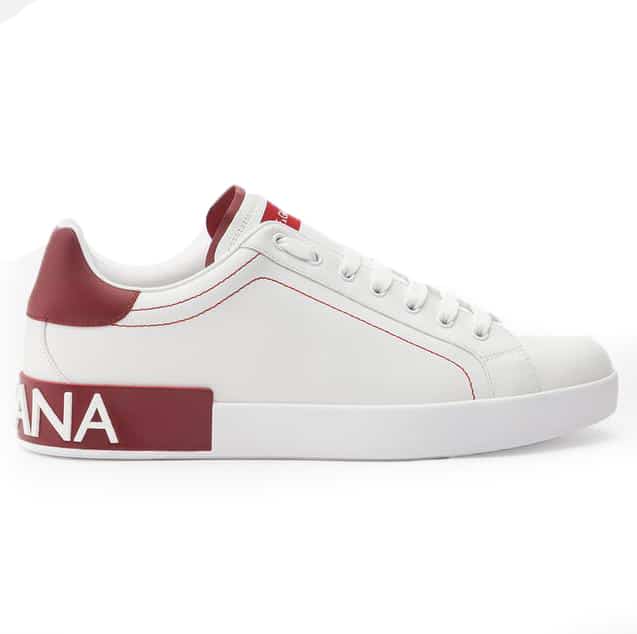 DOLCE & GABBANA CALFSKIN NAPPA PORTOFINO SNEAKERS