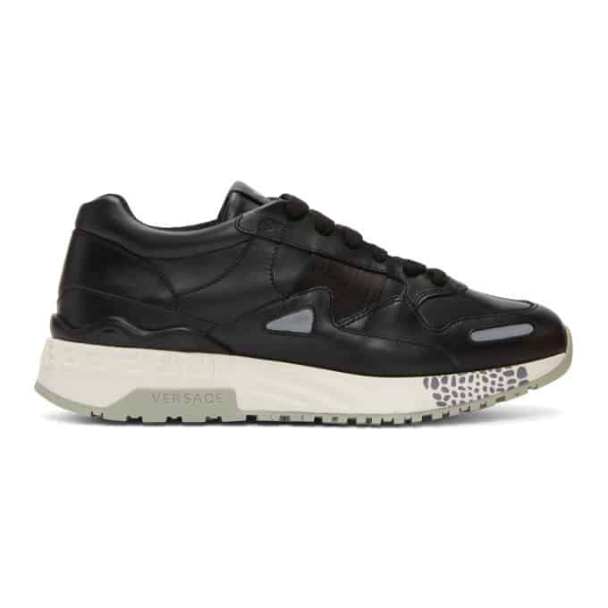 VERSACE BLACK RUNNER SNEAKERS – VS18