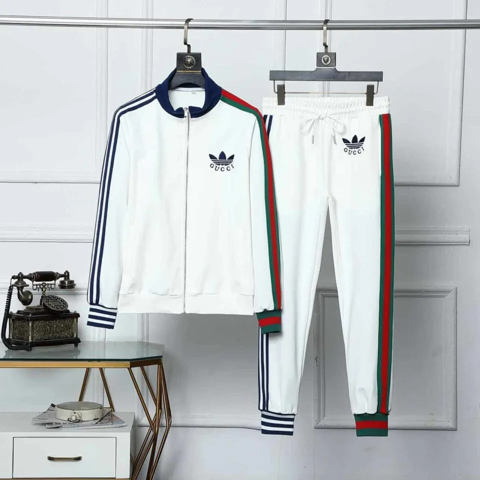 Adidas x Gucci Viscose Zip-up Tracksuit Set – ST002