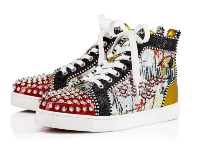 CHRISTIAN LOUBOUTIN HIGH-TOP SNEAKER