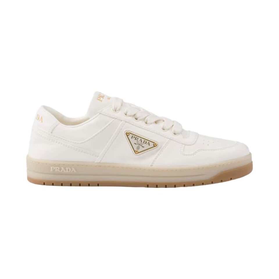 PRADA DOWNTOWN NAPPA LEATHER SNEAKERS