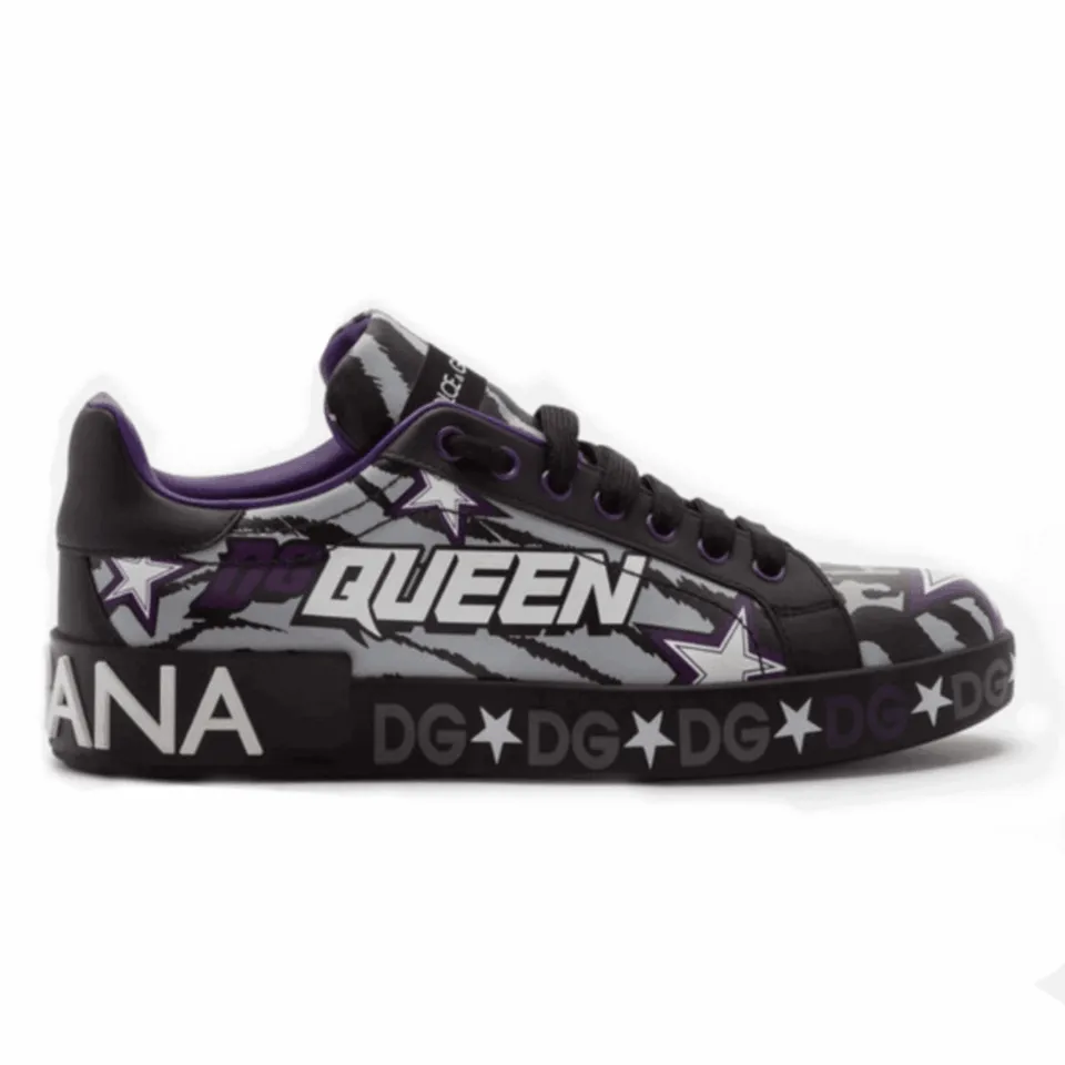 DOLCE & GABBANA PORTOFINO JUNGLE SPORT SNEAKERS