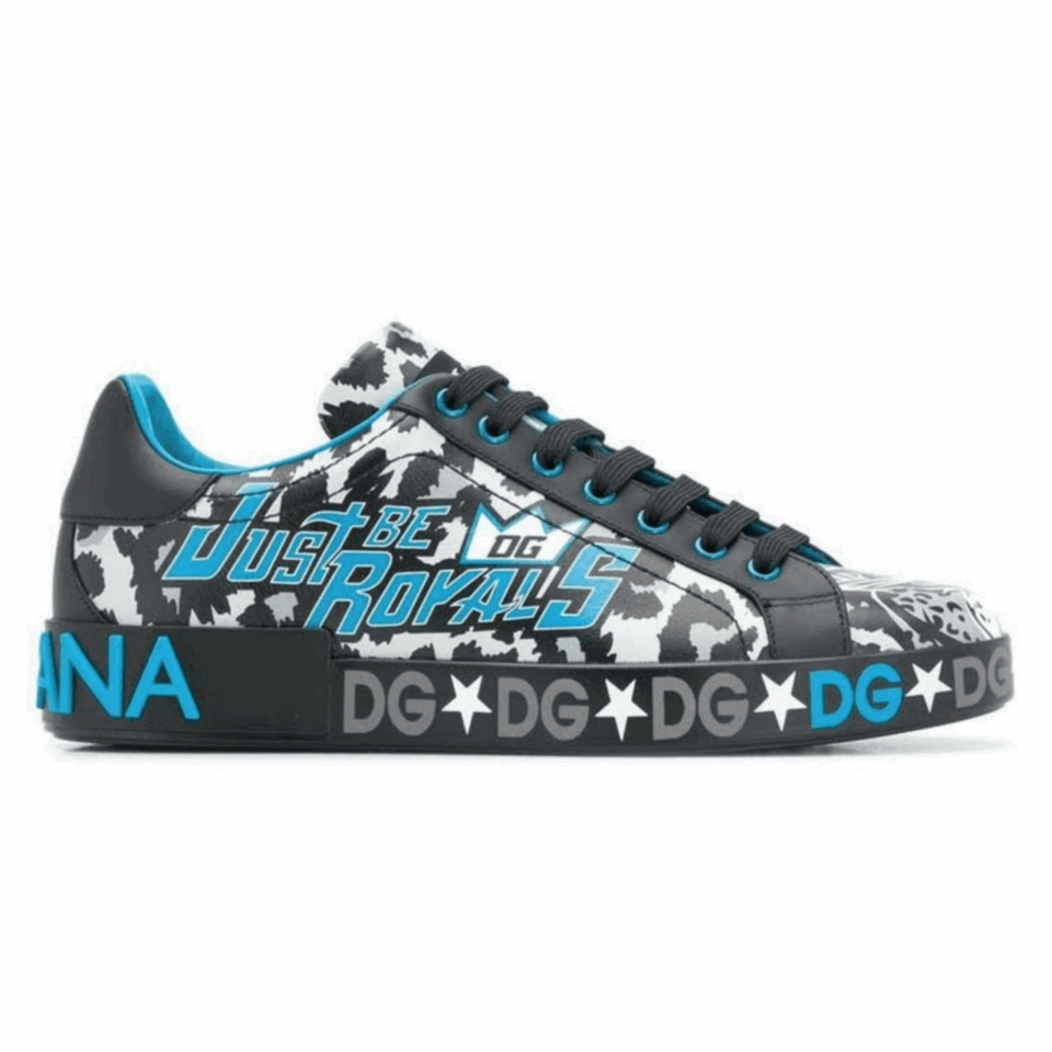 DOLCE & GABBANA PORTOFINO JUNGLE SPORT SNEAKERS
