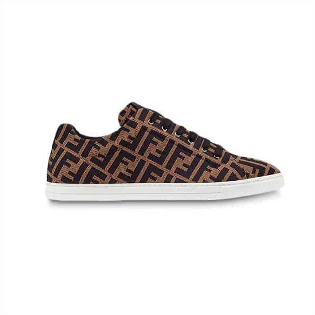 FENDI FF MOTIF MESH SNEAKERS – FD15